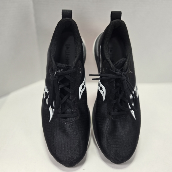 Saucony Men's Freedom Crossport Black and White Neon Running Shoes Size 13 - Picture 7 of 12